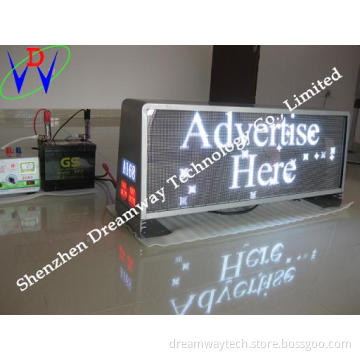 London Digital Taxi Top Advertising LED Display